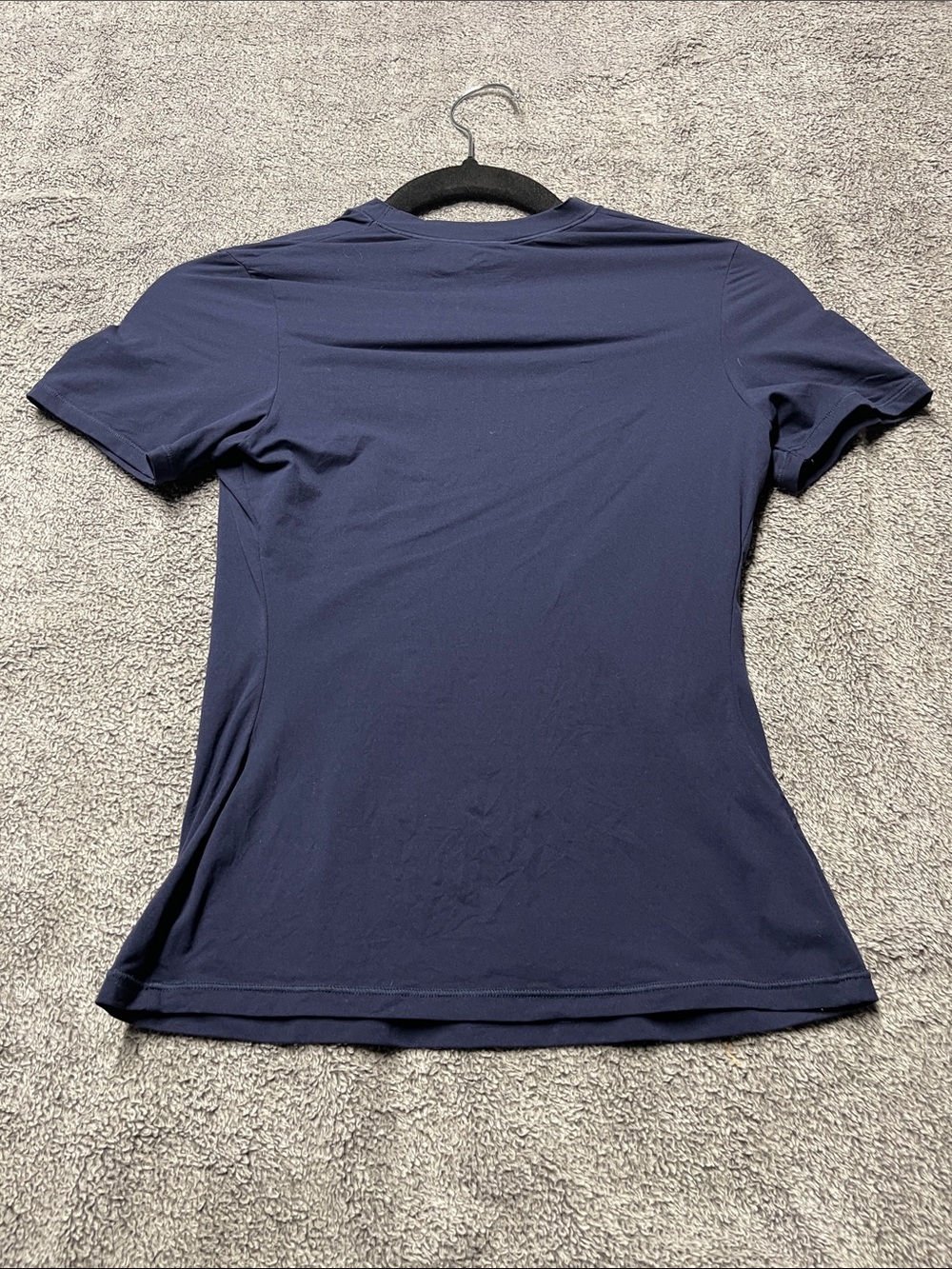 SKIMS Navy Short Sleeve Seamless Tee - Deep Navy - Picture 6 of 7
